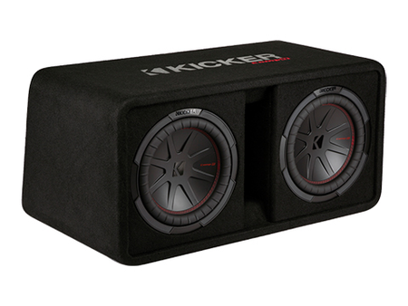 Kicker 48DCWR102 Dual 10-Inch CompR Vented Subwoofer Enclosure - view 3