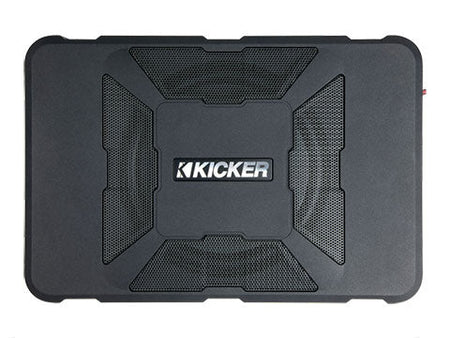 Kicker 51HS8 Hideaway compact powered subwoofer top view