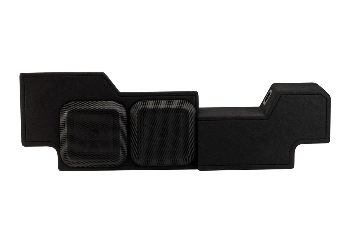 Kicker 51K5RDL7T102 RAM 1500 loaded enclosure view 2
