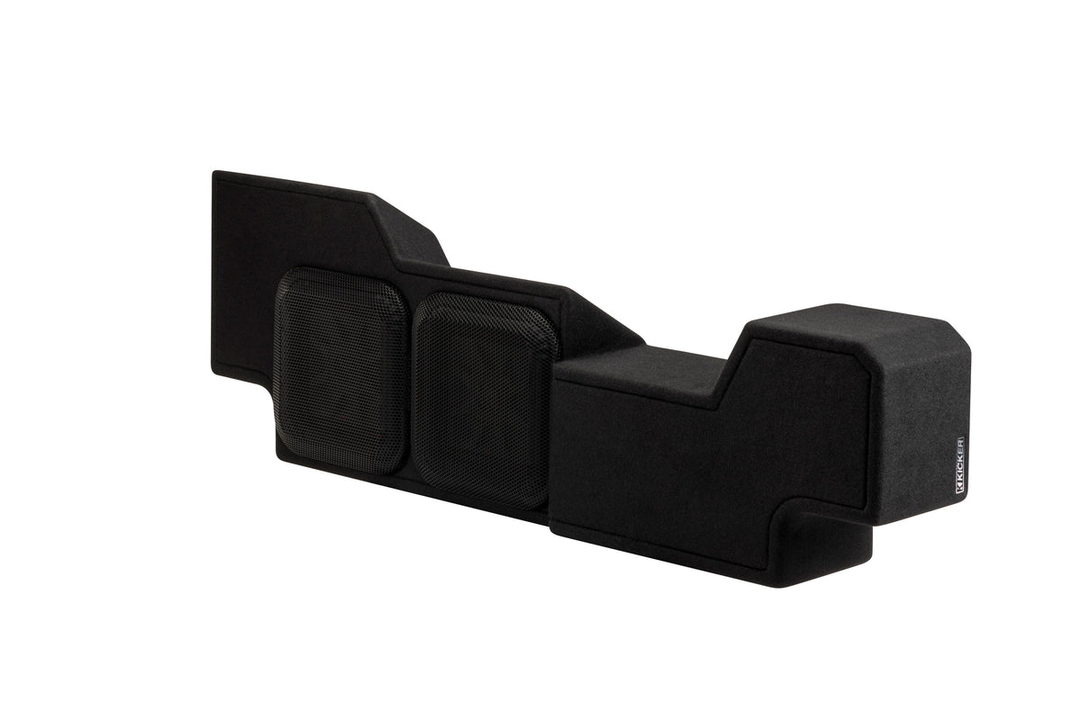 Kicker 51K5RDL7T102 RAM 1500 loaded enclosure view 3