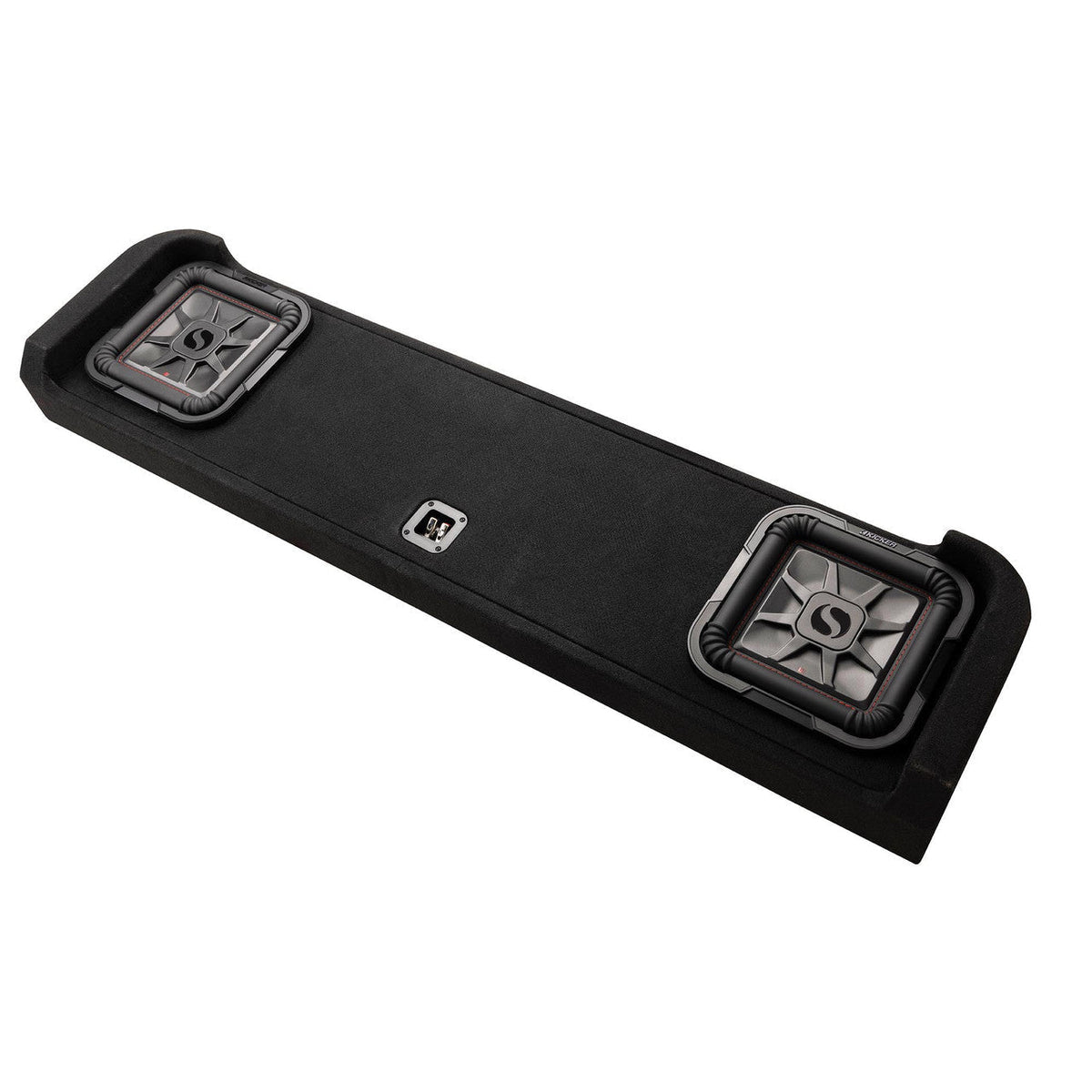 Kicker 51KFDL7T102 Ford truck loaded subwoofer enclosure view 1