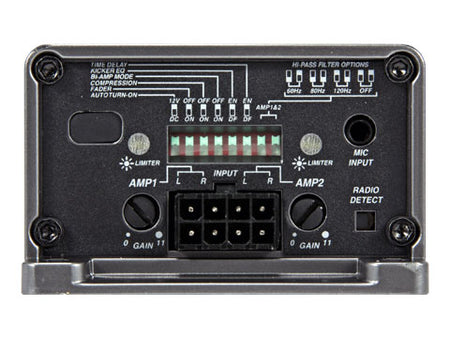 KICKER KEY200.4 amplifier controls