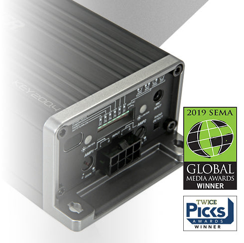 KICKER KEY200.4 200-watt power feature
