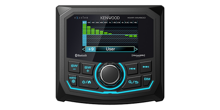 Kenwood KMR-XM500 front view; manufacturer model image
