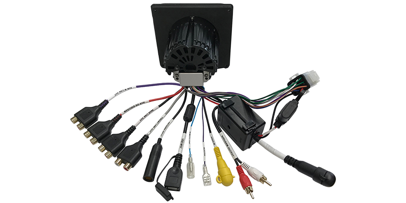 Kenwood KMR-XM500 rear connections; manufacturer model image