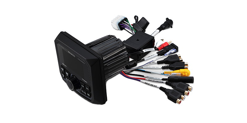 Kenwood KMR-XM500 chassis and wiring; manufacturer model image