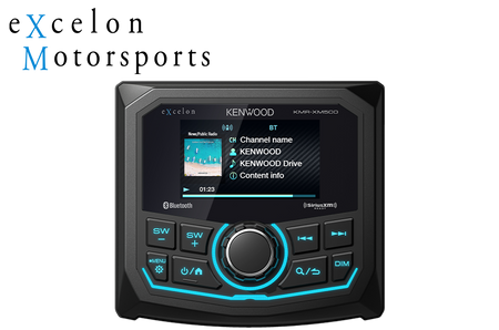 Kenwood XM500-77WLSYS Complete White Marine Audio System - kmr