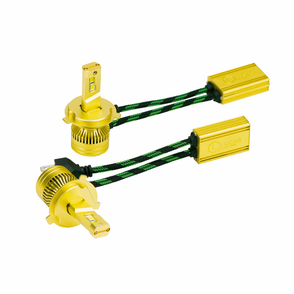 Lucas Lighting L3 H4 LED headlight bulb pair
