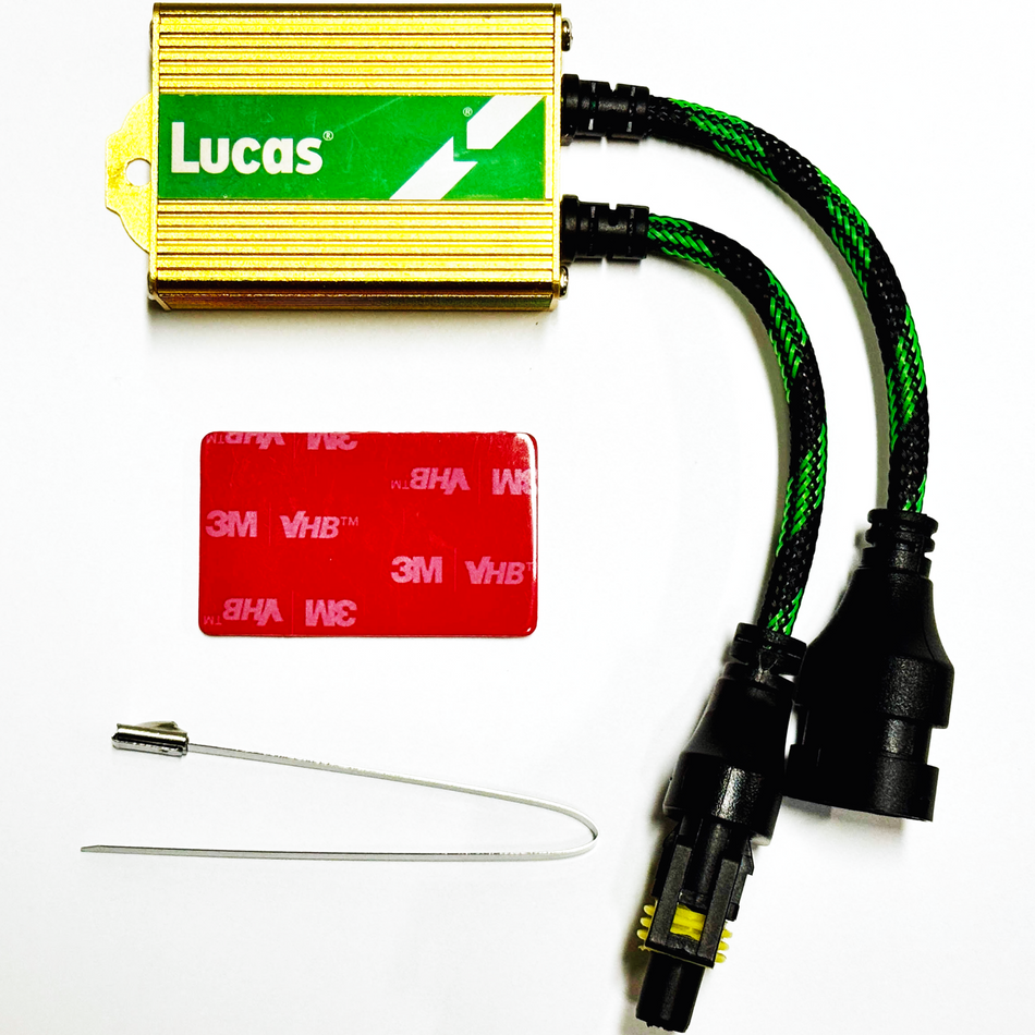 Lucas Lighting decoder mounting tape and strap