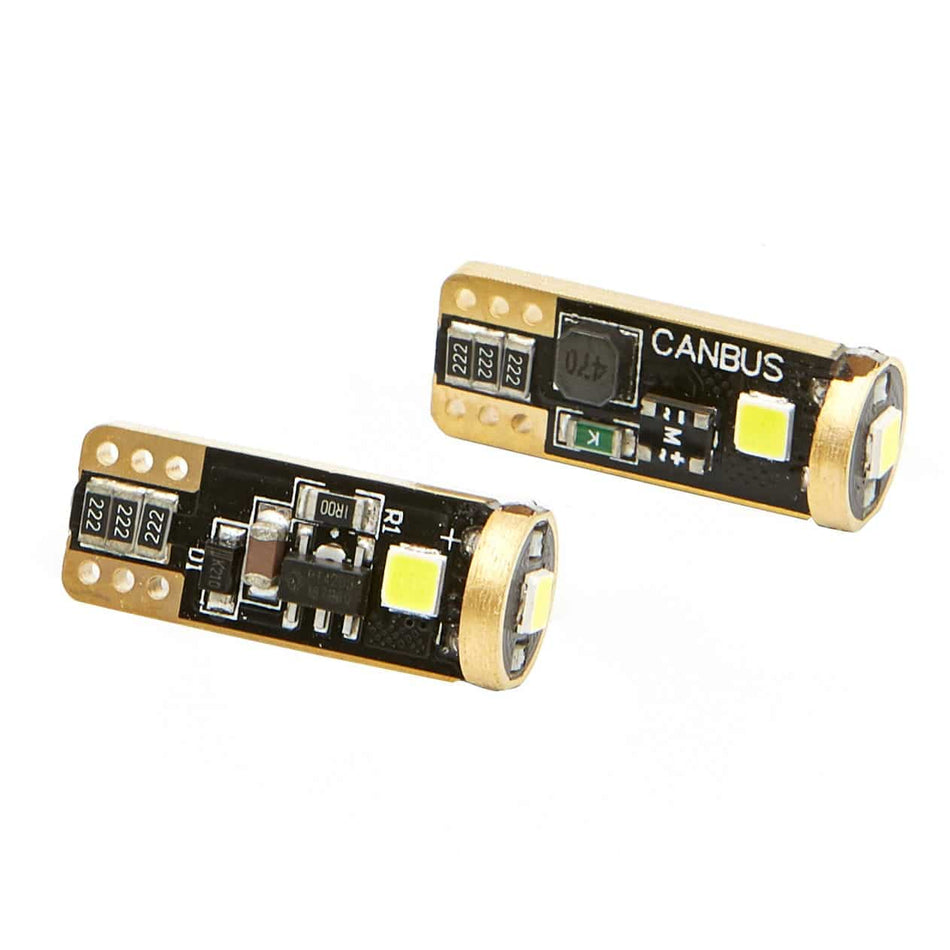 Lucas Lighting L-T10D white T10 194 CANBUS LED bulb pair alternate view