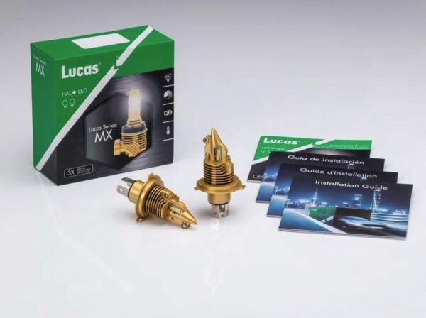 Lucas Lighting MX Series LED bulb package contents