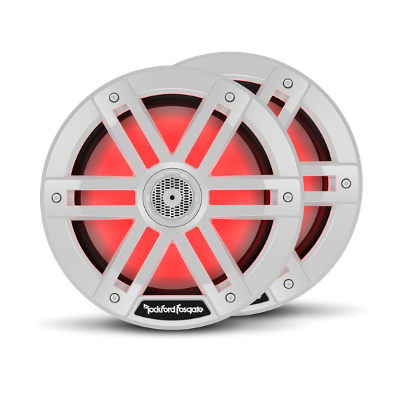 Rockford Fosgate M1-8 white marine speakers