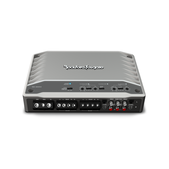 Rockford Fosgate M2-300X4 amplifier angle