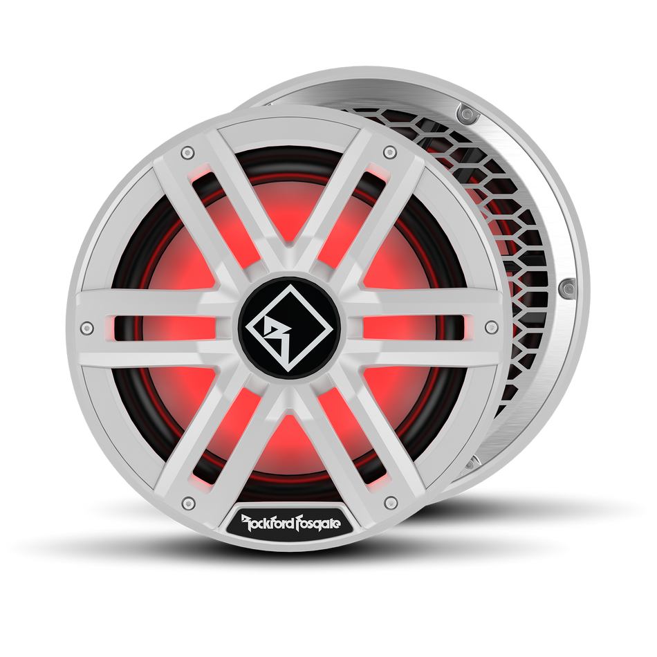 Rockford Fosgate M2D4-12S Color Optix 12 Inch DVC 4 Ohm Multicolor LED Marine Subwoofer