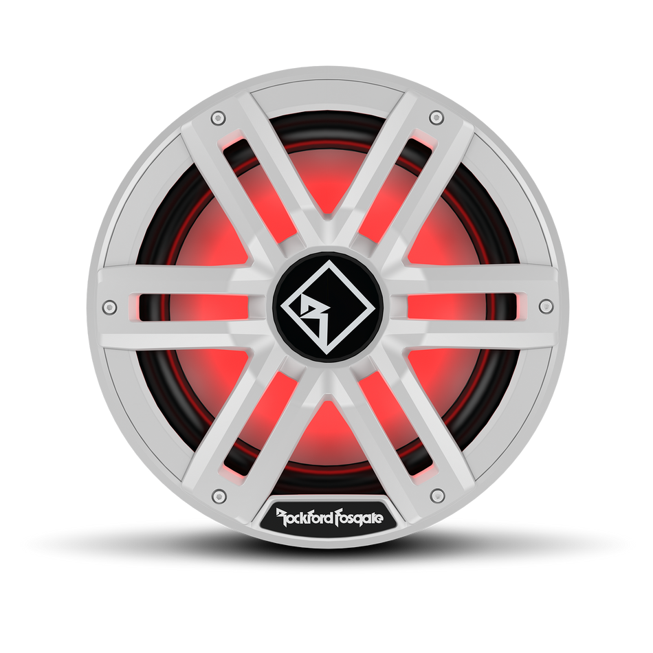 Rockford Fosgate M2D4-12S Color Optix 12 Inch DVC 4 Ohm Multicolor LED Marine Subwoofer