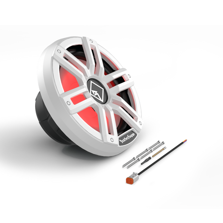 Rockford Fosgate M2D4-12S Color Optix 12 Inch DVC 4 Ohm Multicolor LED Marine Subwoofer