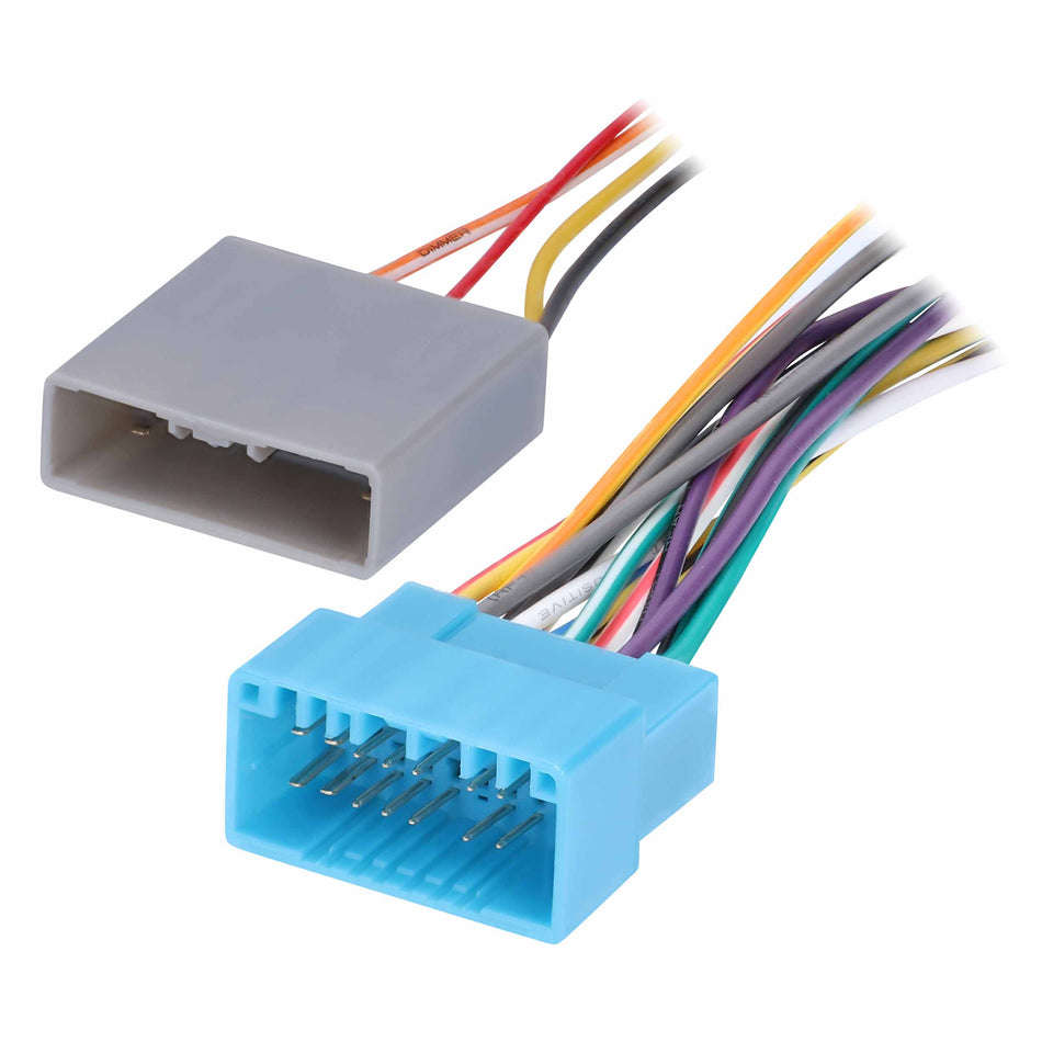 Metra 70-1727 harness connectors and color-coded leads