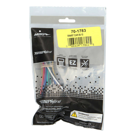Metra 70-1783 Smart Fortwo radio wiring harness manufacturer view 4