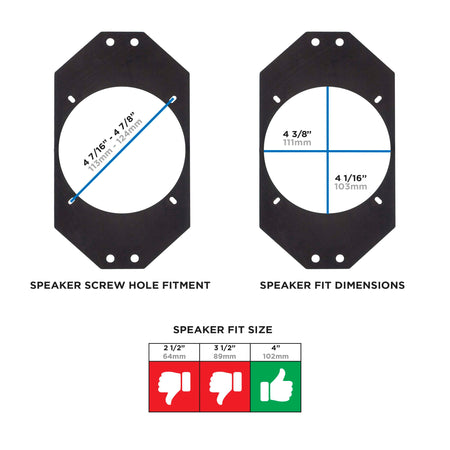 Metra 82-1012 Speaker Adapter Pair - manufacturer view 2