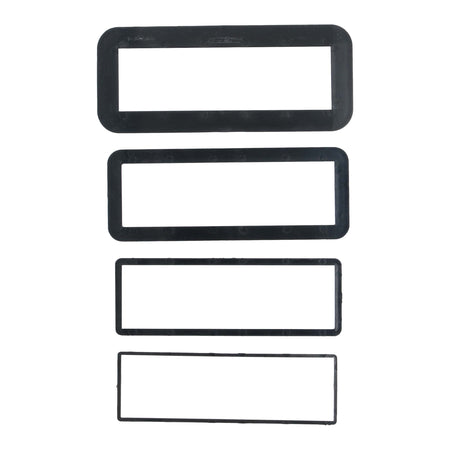 Metra 89-30-0900 four single-DIN trim rings view 3