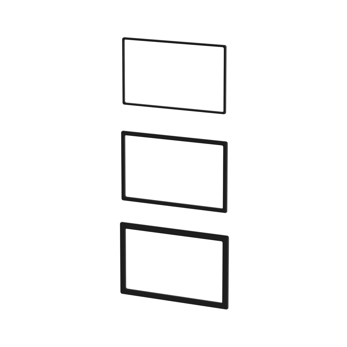 Metra 89-50-0900 Double-DIN Trim Ring 3-Pack - manufacturer view 2