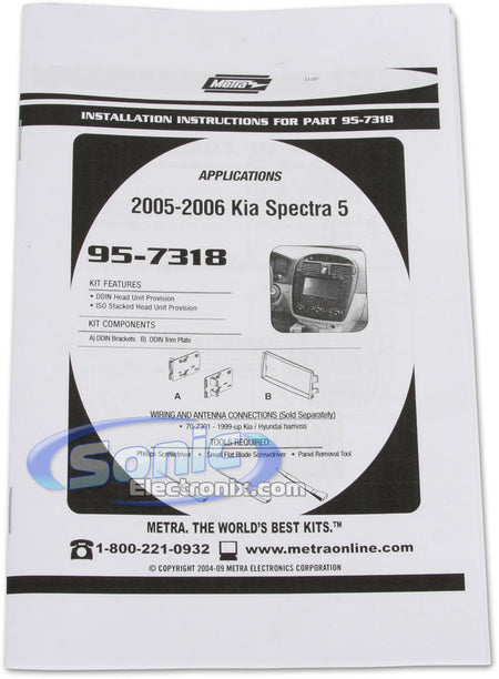 Metra 95-7318 installation instructions