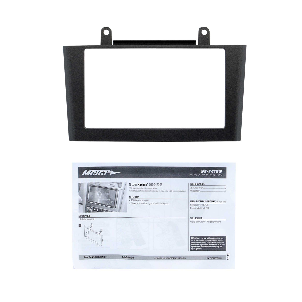 Metra 95-7416G Nissan Maxima 2000-2003 product view 1
