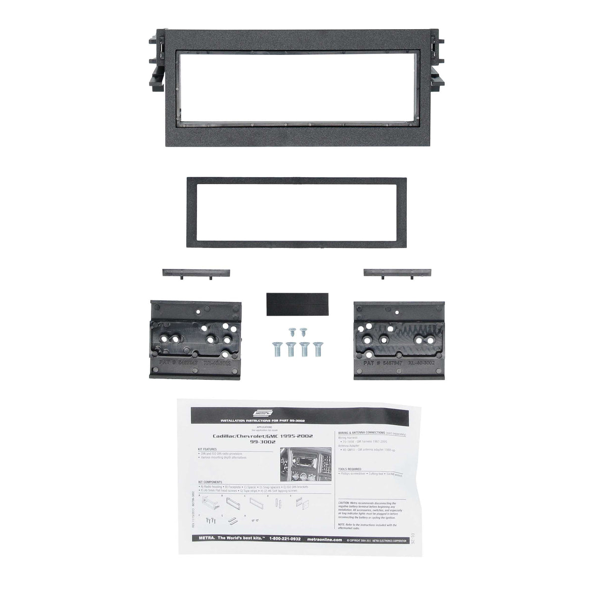 Metra 99-3002 Cadillac | Chevy | GMC Truck Multi-Kit 1995-2005 - manufacturer view 2