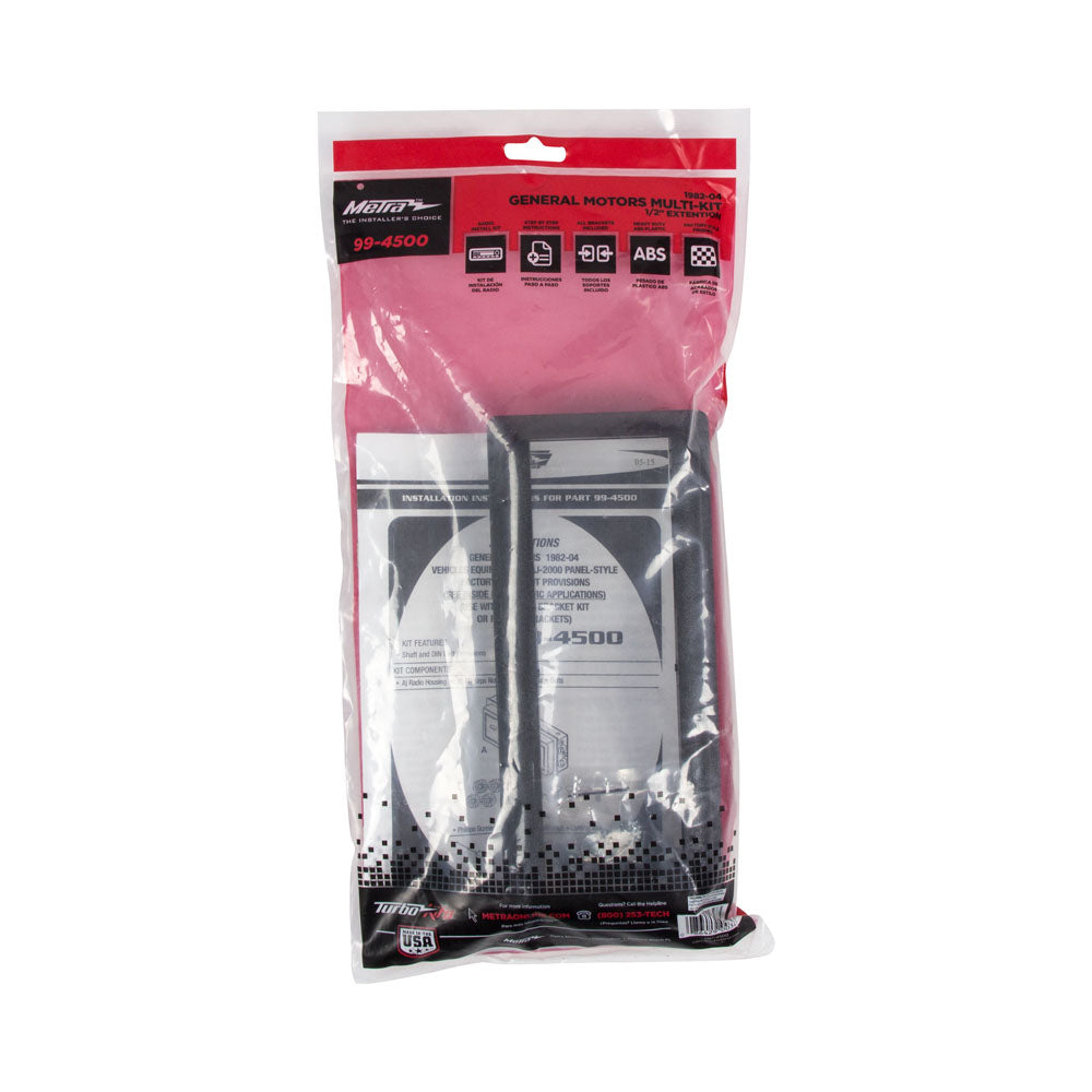 Metra 99-4500 GM Multi-Kit 1982-2005 (1/2" faceplate extension) - manufacturer view 2