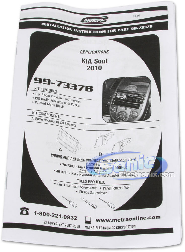 Metra 99-7337B installation instructions