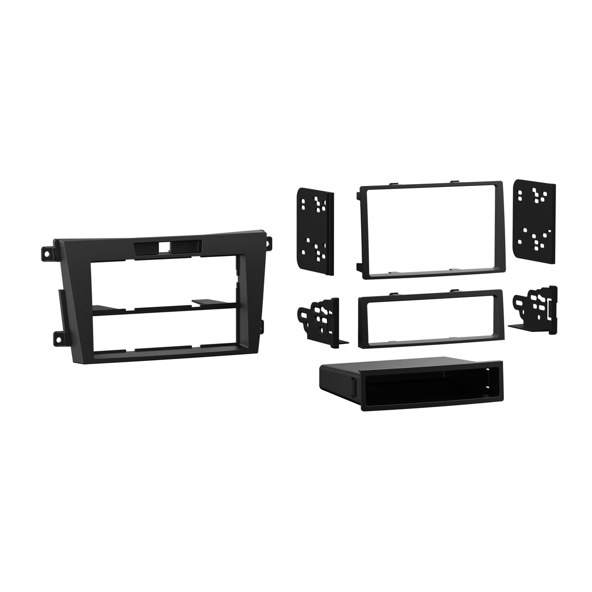 Metra 99-7508 Mazda CX-7 2007-2009 matte black radio dash kit, manufacturer view 1