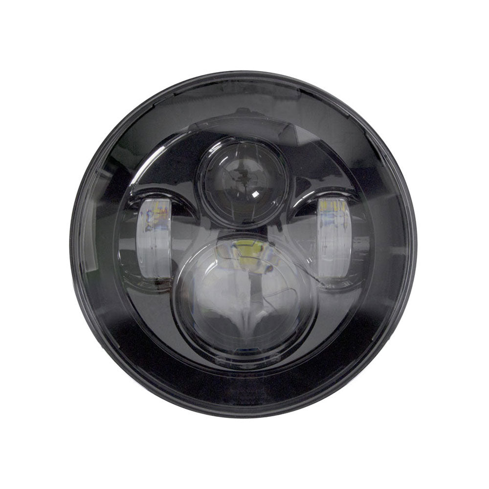 Metra BC-701B Black Round Motorcycle Headlights - 7 Inch product view 2