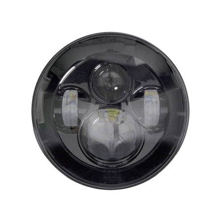 Metra BC-701B Black Round Motorcycle Headlights - 7 Inch product view 2