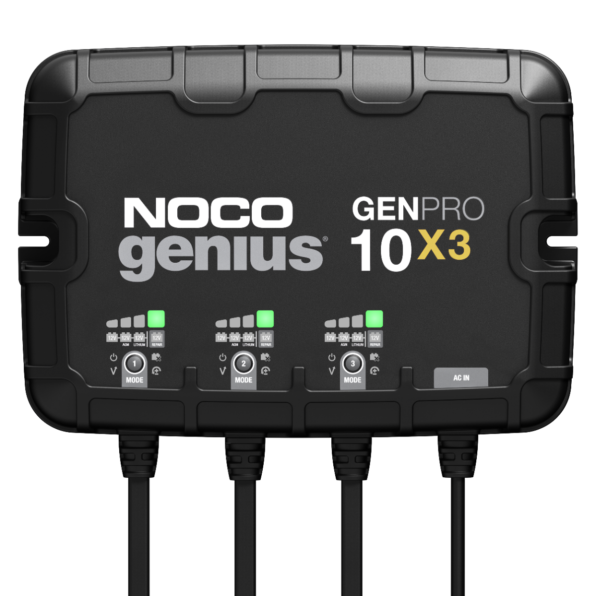 NOCO GENPRO10X3 three-bank onboard battery charger