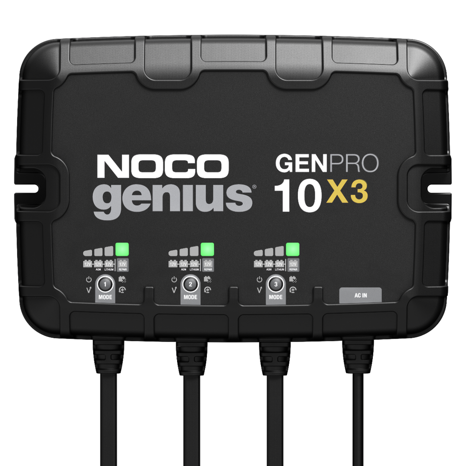 NOCO GENPRO10X3 three-bank onboard battery charger
