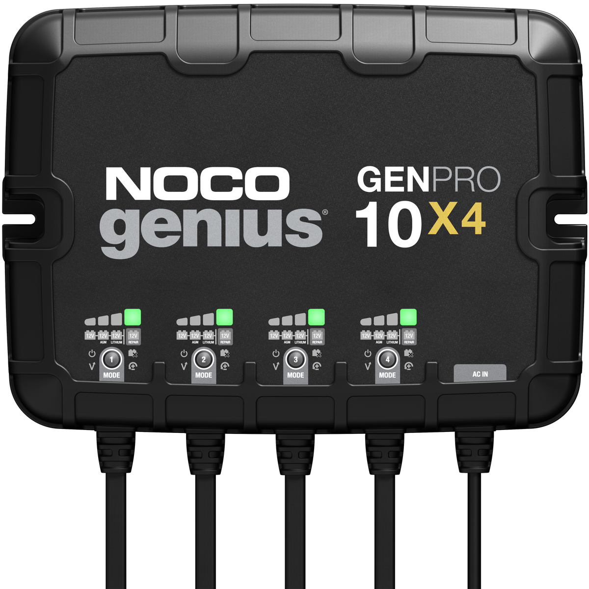NOCO GENPRO10X4 four-bank onboard battery charger