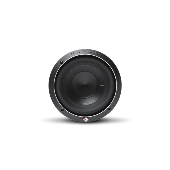 Rockford Fosgate P2D2-8 8-inch dual 2-ohm subwoofer front view