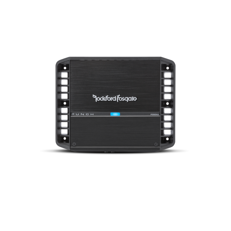 Rockford Fosgate P300X2 Punch 300 Watt 2 Channel Amplifier Marine Audio