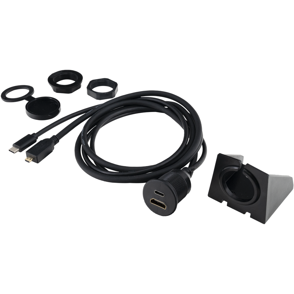 PAC MHDMIUSBC three-foot USB-C and HDMI dash-mount extension cable