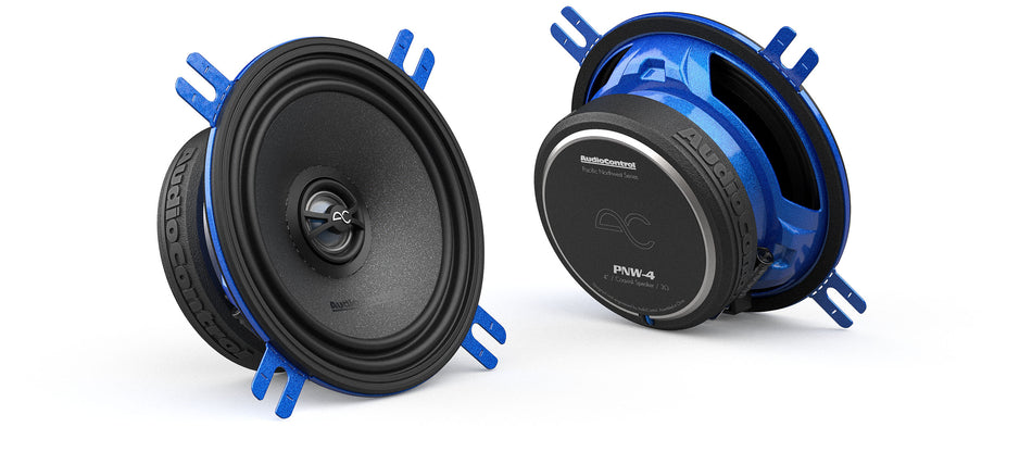 Pair of AudioControl PNW-4 4-inch coaxial car speakers