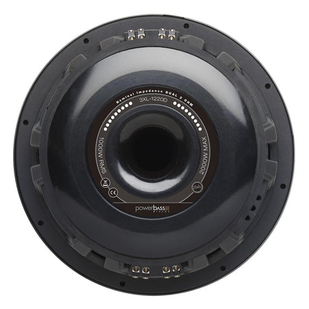 PowerBass 3XL-1220D 12-inch dual 2-ohm subwoofer, view 2