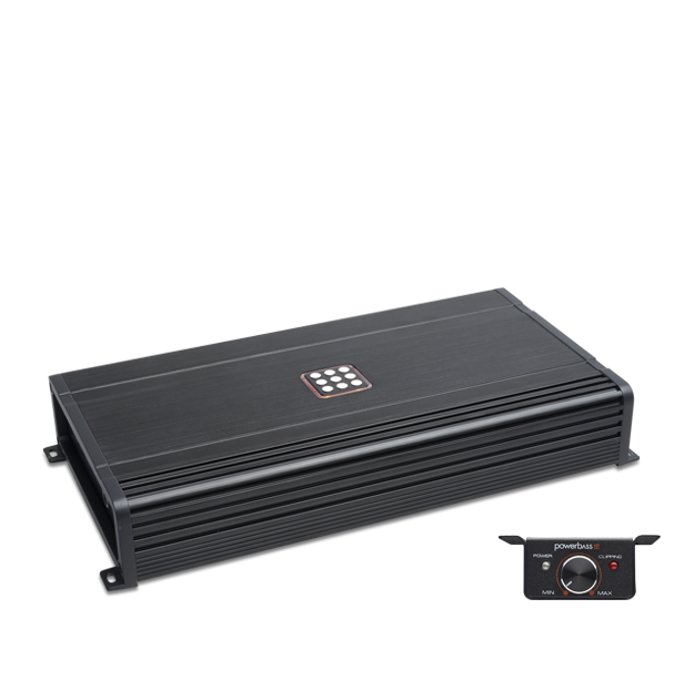 PowerBass PBX-2000.1D 2,000W Class D Mono Subwoofer Amplifier — view 1