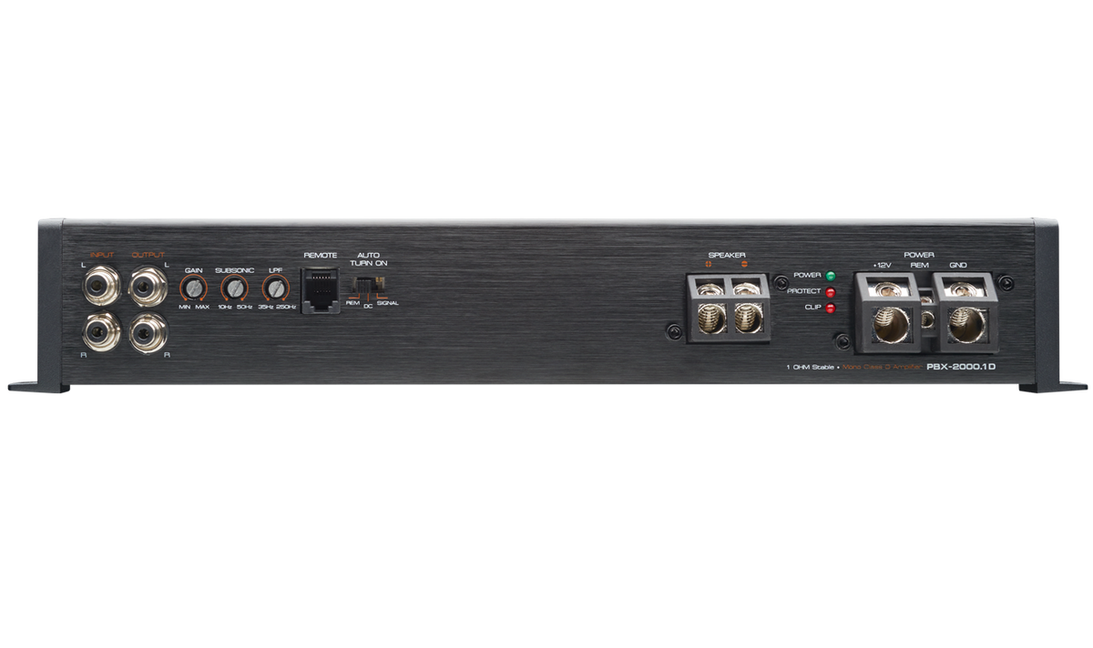 PowerBass PBX-2000.1D 2,000W Class D Mono Subwoofer Amplifier — view 4