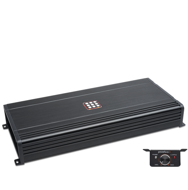 PowerBass PBX-3000.1D 3,000W Class D Mono Subwoofer Amplifier — view 1