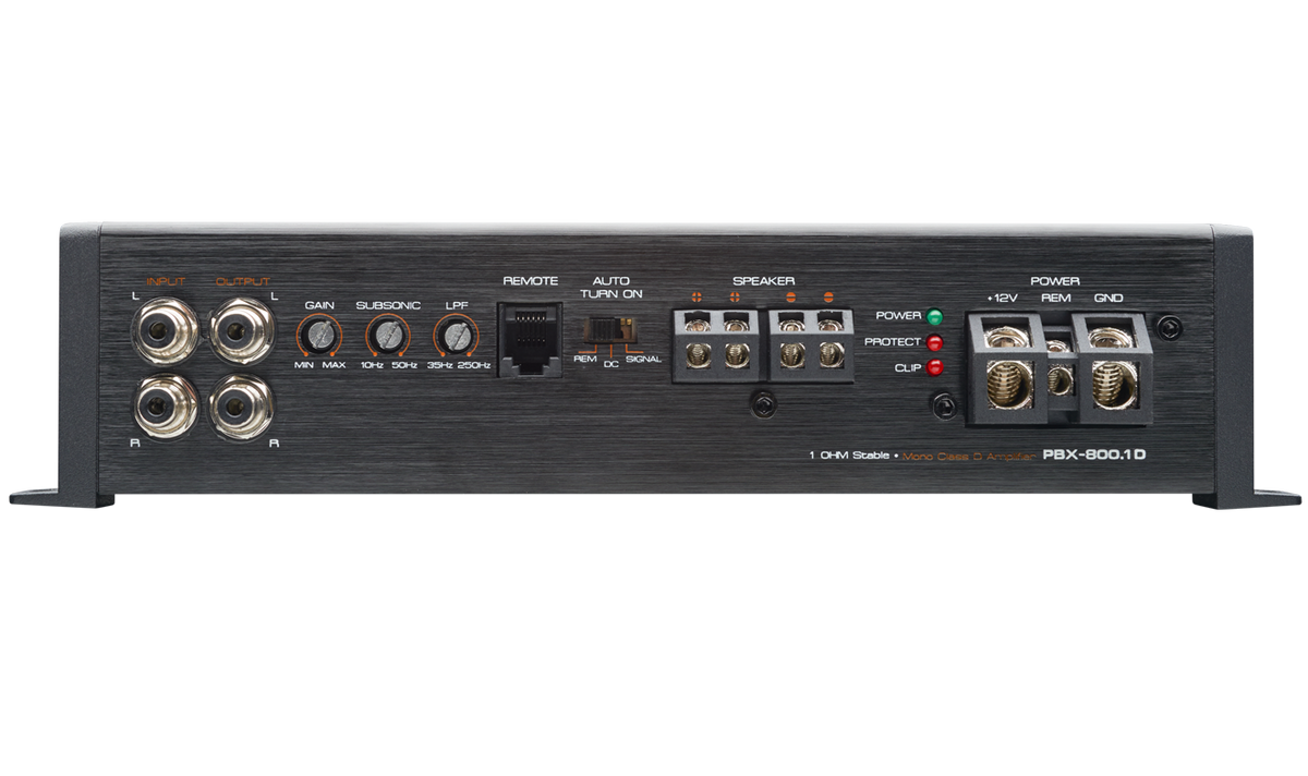 PowerBass PBX-800.1D mono amplifier product view