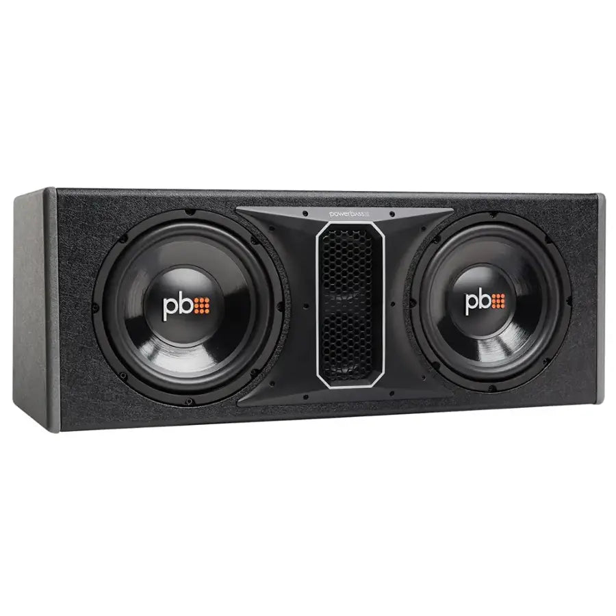 PowerBass PS-WB102 dual 10-inch vented loaded subwoofer enclosure