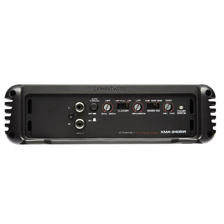 PowerBass XMA-2405IR two-channel compact amplifier view 2