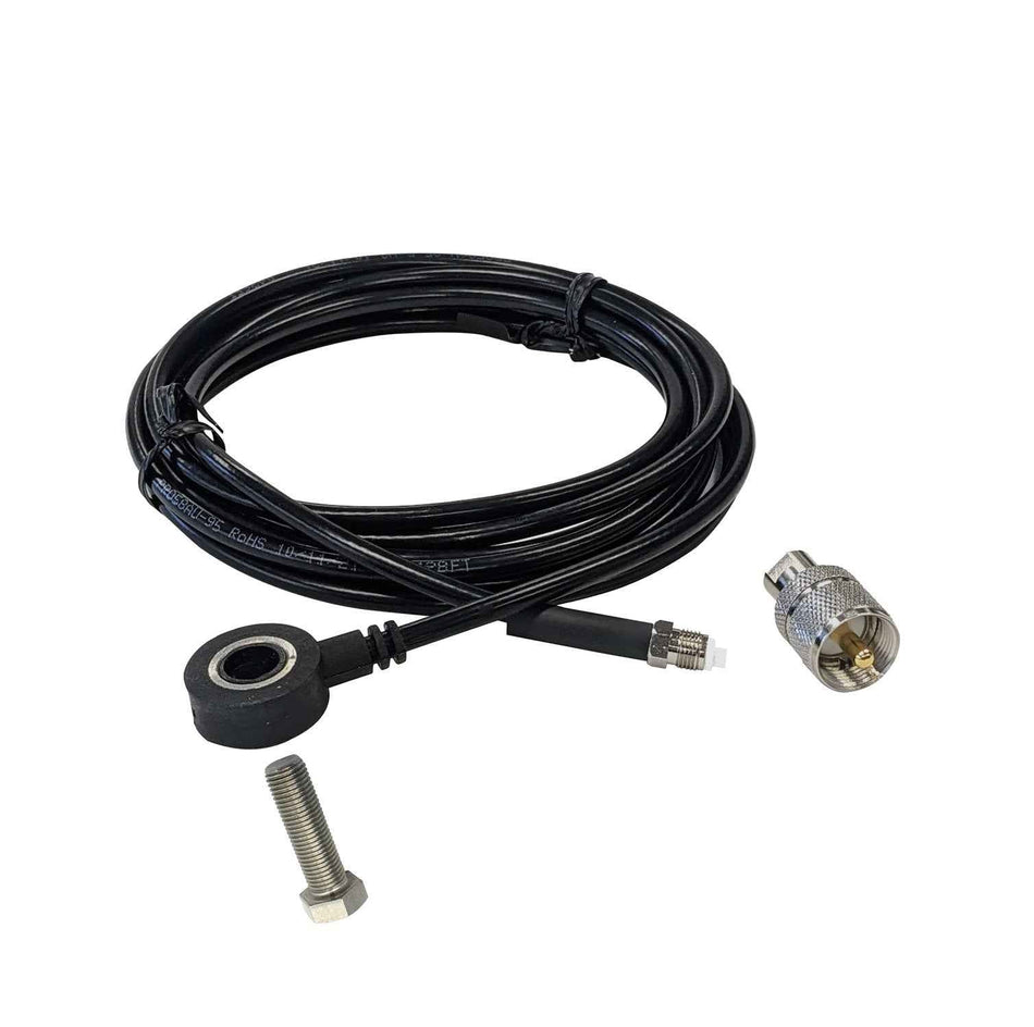 ProComm PRC9KT 9-foot Pro Ring coax cable with FME and PL-259 connector