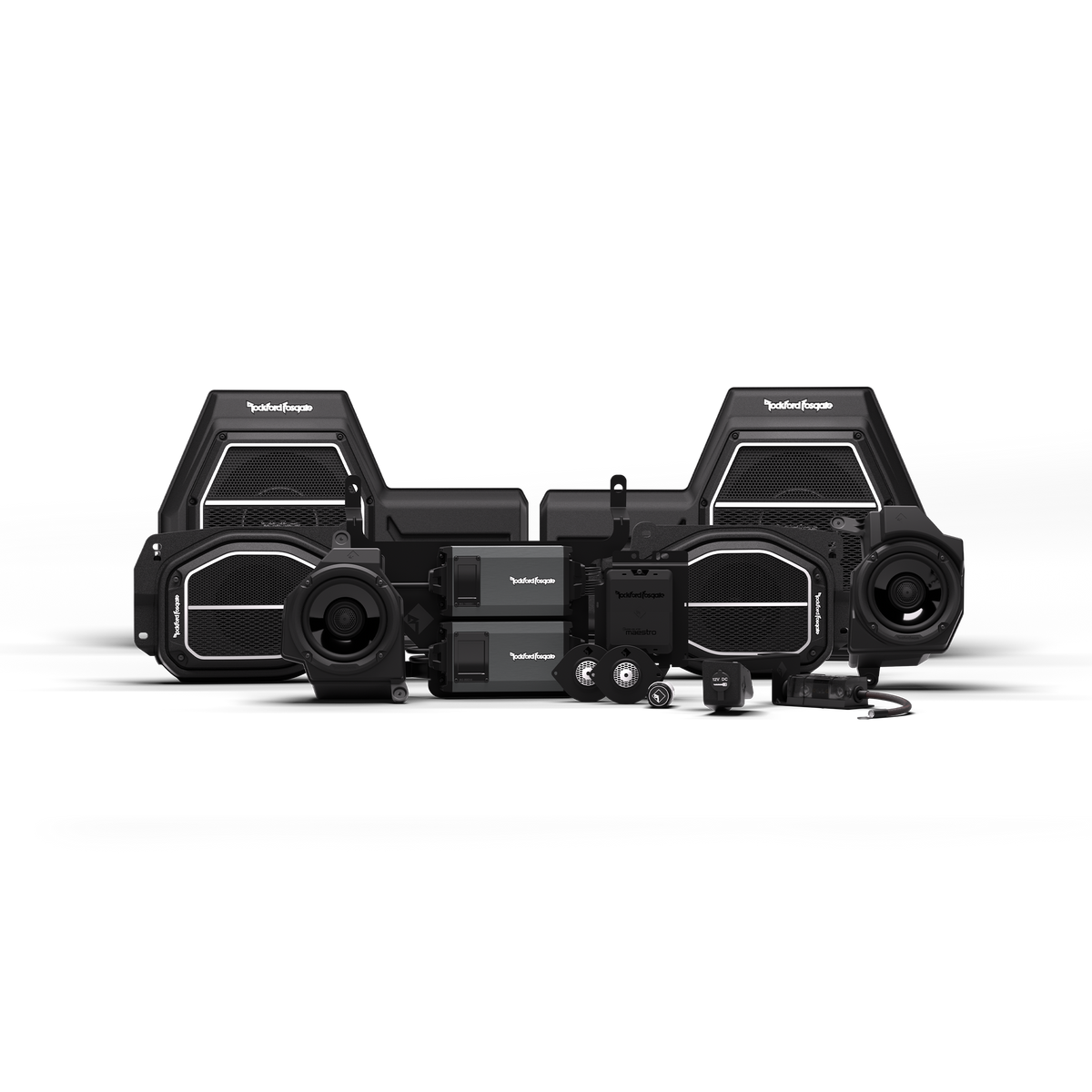 Rockford Fosgate 18WRNGLER-STG5 complete Jeep Wrangler audio kit