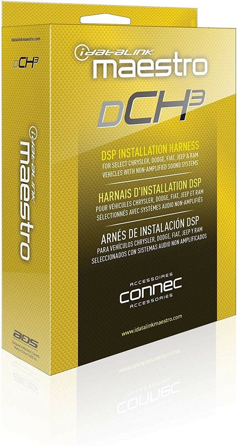 Rockford Fosgate HRN-DSP-CH3 DSR1 Install T-Harness for Select Chrysler Vehicles product image